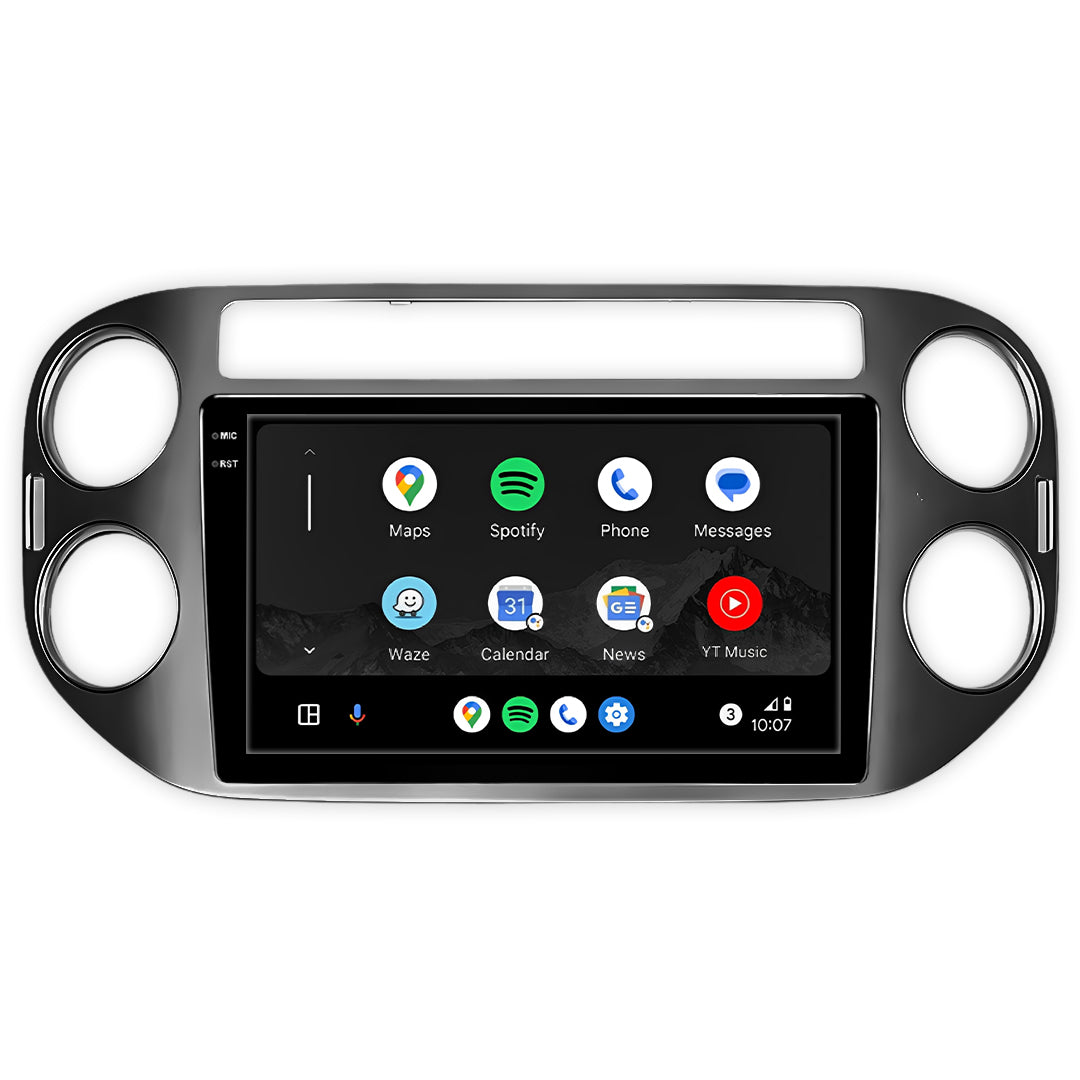 Volkswagen Tiguan 5N (2008 - 2016) 9" Wireless Android 13 Touchscreen Stereo for Apple CarPlay / Android Auto