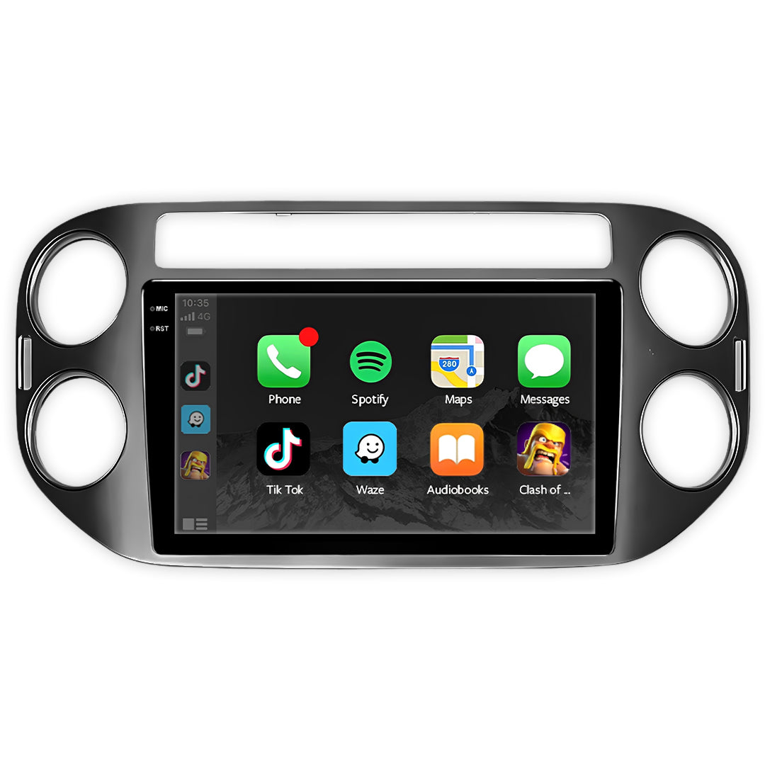 Volkswagen Tiguan 5N (2008 - 2016) 9" Wireless Android 13 Touchscreen Stereo for Apple CarPlay / Android Auto