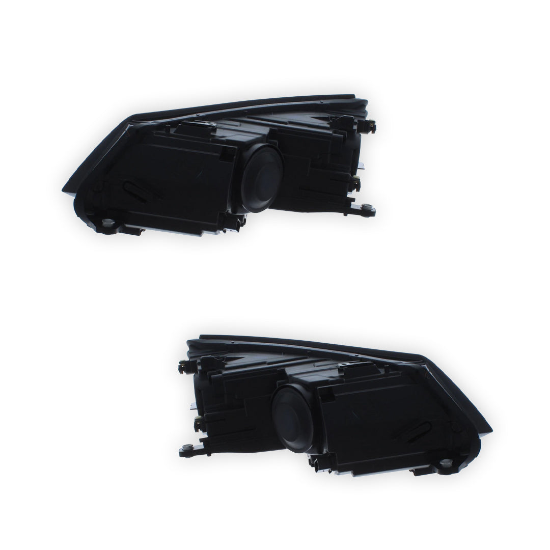 Volkswagen Tiguan Black Headlights 2011 - 2017 OEM-Style Aftermarket Left & Right