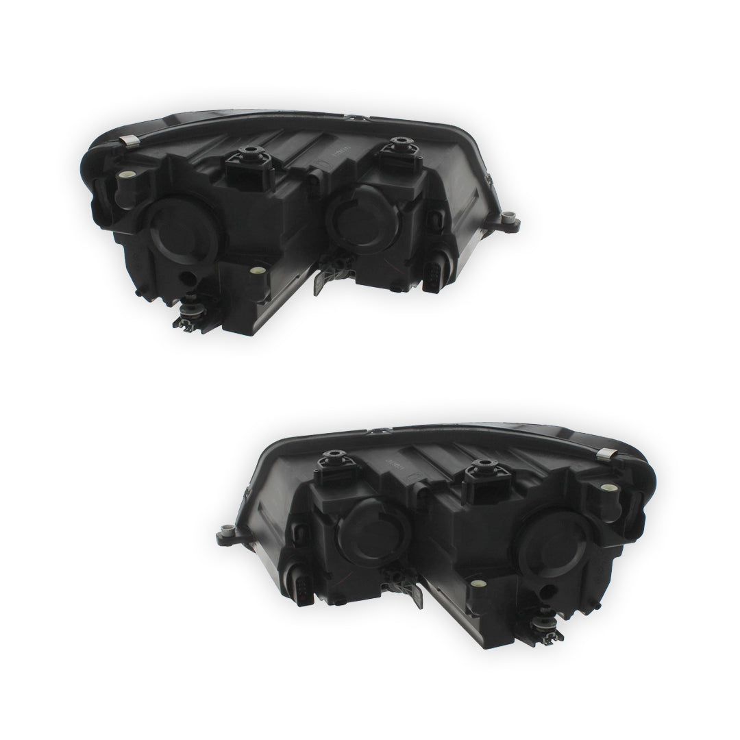 Volkswagen Touran 1T Black Headlights 2010 - 2016 OEM-Style Aftermarket Left & Right