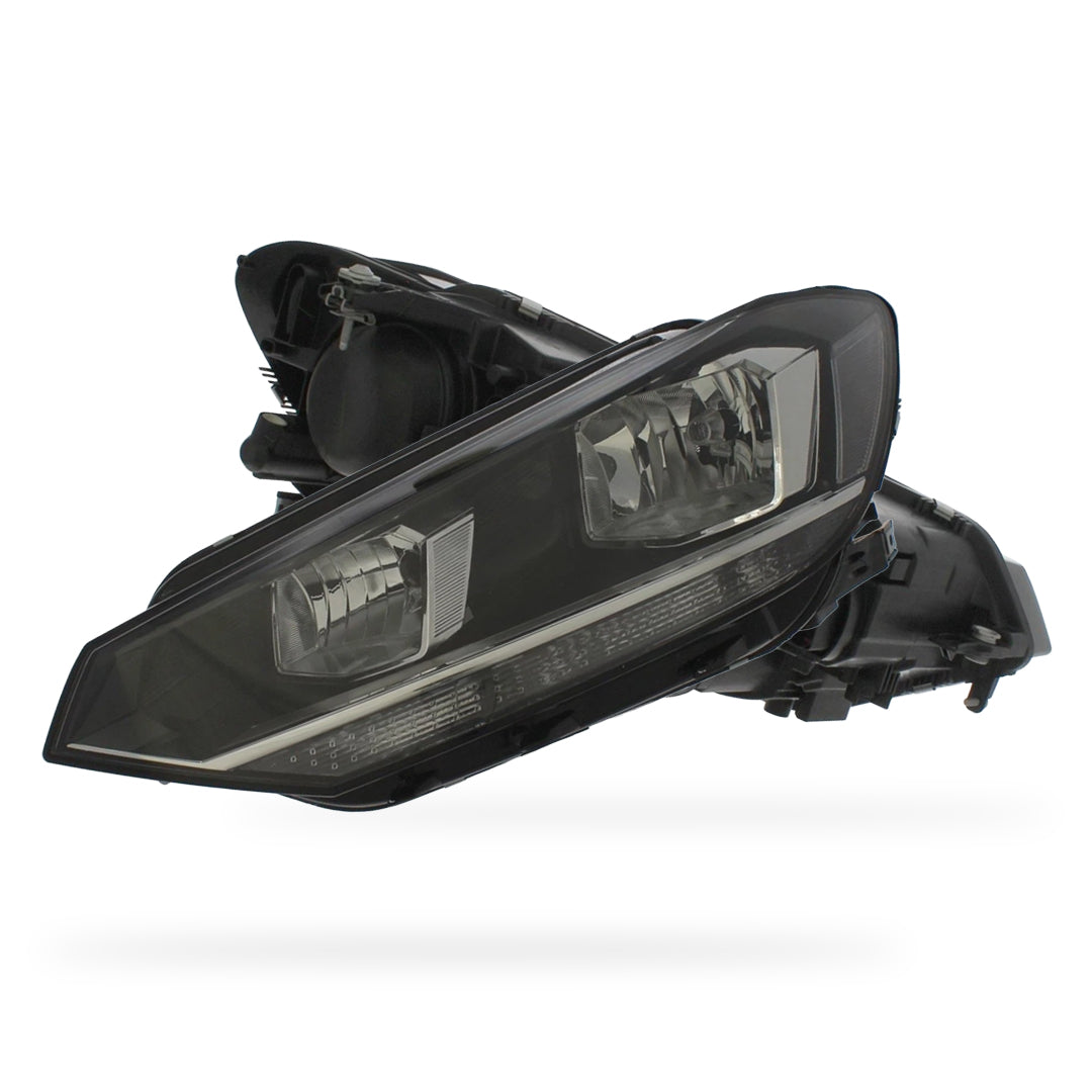 Volkswagen Touran 5T Black Headlights 2015 - 2025 OEM-Style Aftermarket Left & Right
