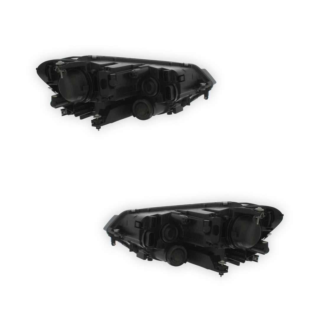 Volkswagen Touran 5T Black Headlights 2015 - 2025 OEM-Style Aftermarket Left & Right