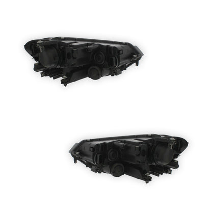 Volkswagen Touran 5T Black Headlights 2015 - 2025 OEM-Style Aftermarket Left & Right