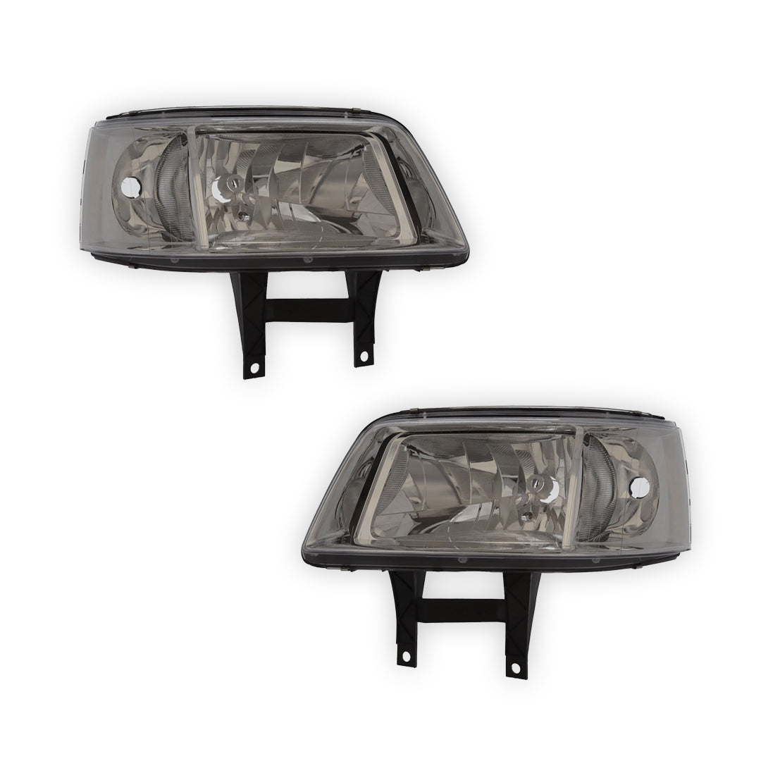 Volkswagen Transporter T5 Black Headlights 2003 - 2010 OEM-Style Aftermarket Left & Right