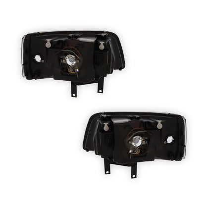 Volkswagen Transporter T5 Black Headlights 2003 - 2010 OEM-Style Aftermarket Left & Right