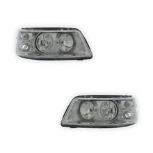 Volkswagen Transporter T5 Twin Reflector Black Headlights 2003 - 2010 OEM-Style Aftermarket Left & Right