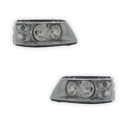Volkswagen Transporter T5 Caravelle Black Headlights 2003 - 2010 OEM-Style Aftermarket Left & Right