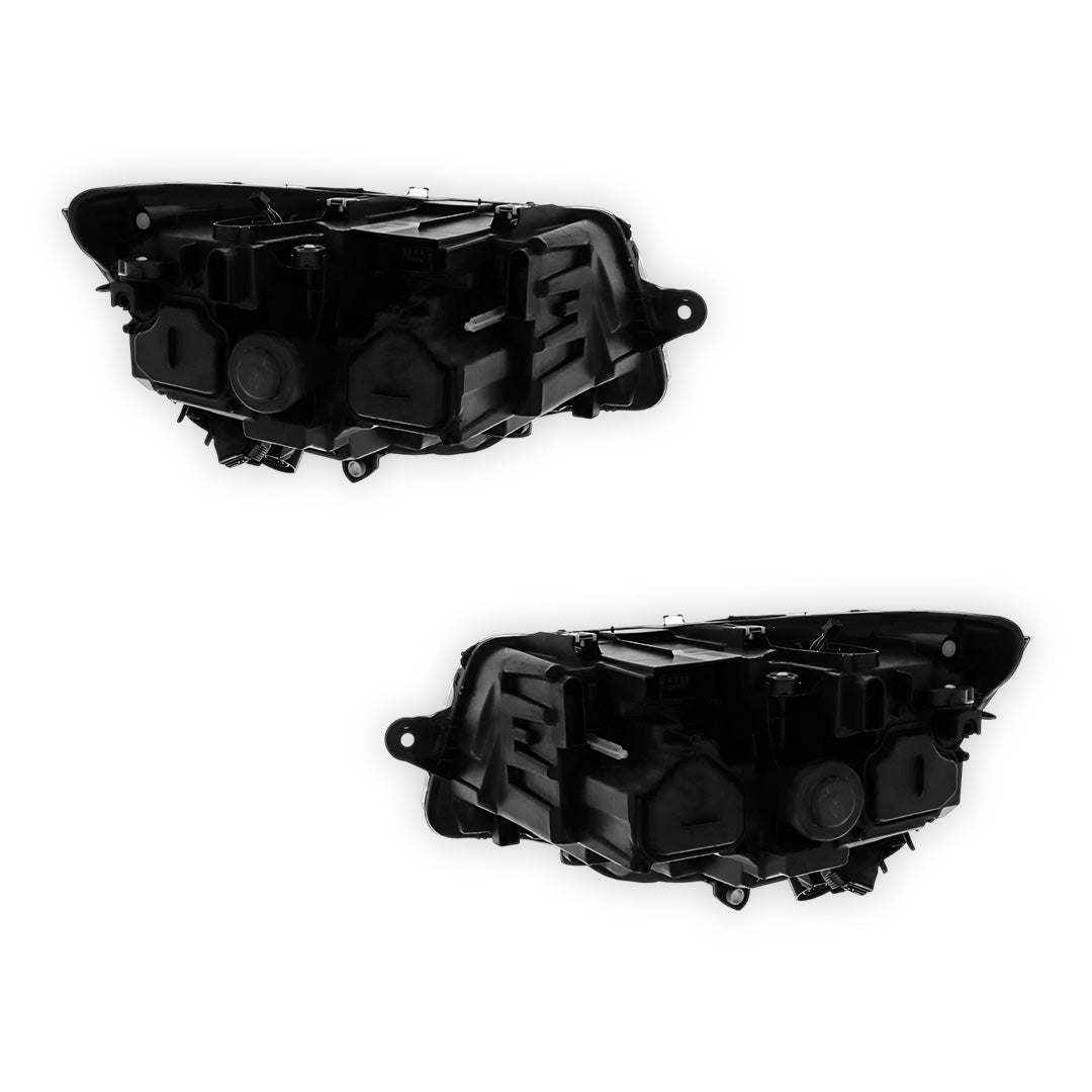 Volkswagen Transporter T6.1 Black Headlights 2019 - 2023 OEM-Style Aftermarket Left & Right