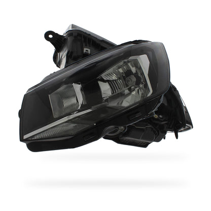Volkswagen Transporter T6 2015 - 2020 OEM-Style Black Single H4 Bulb Reflector Type Headlights Left & Right