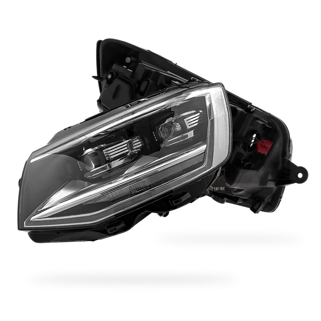 Volkswagen Transporter T6 2015 - 2020 OEM-Style Black Headlights H21W LED Left & Right