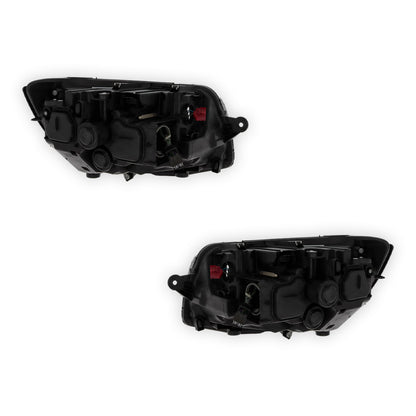Volkswagen Transporter T6 2015 - 2020 OEM-Style Black Headlights H21W LED Left & Right