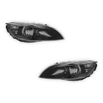 Volvo V40 Black Headlights 2012 - 2016 OEM-Style Aftermarket Left & Right